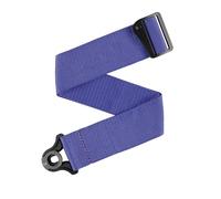 D'Addario Auto Lock Guitar Strap Polypro Purple | Auto Lock guitar straps secure to existing buttons, install fast, hold firmly and deliver comfortable stage-ready.