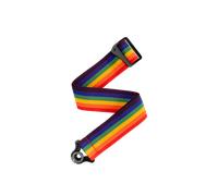D'Addario Auto-Locking Electric/Acoustic/Classical Guitar Strap - Rainbow