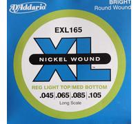 DAddario EXL165 Nickel Wound Bass Strings Light 45-105 Long Scale