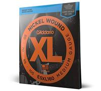 D'Addario Bass Guitar Strings - XL Nickel - ESXL160 - Perfect Intonation, Consistent Feel, Durability - 4 String Set - 50-105 Medium Double Ball End, Long Scale