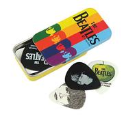 D'Addario Guitar Pick Tin - Beatles Signature 1CAB4-15BT2 - Stripes - Collectible