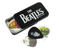 D'Addario Accessories Beatles Guitar Picks - The Beatles Collectable Guitar Picks - Picks with Tin, 15 Pack, Logo