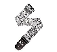 D'Addario Accessories Beatles Guitar Strap - 1964 Tour, Ticket Stubs - Electric Guitar Strap, Acoustic Guitar Strap, Acoustic Electric Guitar Strap & Bass Guitar Strap