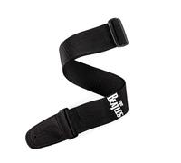 D'Addario Beatles Guitar Strap - Guitar Accessories - Electric Guitar Strap, Acoustic Guitar Strap, Acoustic Electric Guitar Strap & Bass Guitar Strap - Polypropylene - Black