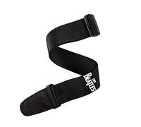 D'Addario Beatles Guitar Strap - Guitar Accessories - Electric Guitar Strap, Acoustic Guitar Strap, Acoustic Electric Guitar Strap & Bass Guitar Strap - Polypropylene - Black