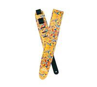 D'Addario Beatles Yellow Submarine 55th Anniversary Vinyl Guitar Strap, Primrose Prairie