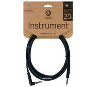 DAddario Classic Series 1/4" Instrument Cable Right Angle 20ft
