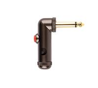 D'Addario DIY 1/4" Right Angle Plug with Latching Circuit Breaker Switch