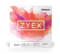 D'Addario Violin A String Zyex DZ312 - 4/4 Size Medium Tension - Single
