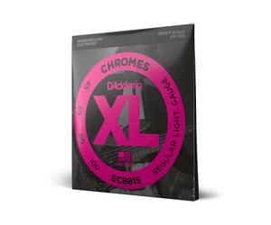 D'addario ECB81S Shortscale Flatwound 45 - 100 4 String Bass set (NEW)