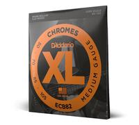 DAddario ECB82 Chromes Bass Guitar Strings Medium 50-105 Long Scale