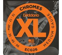 D'Addario ECG Flat Wound Chrome Electric Guitar Strings - choice of 4 gauges