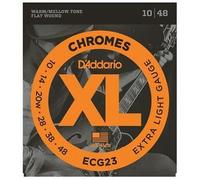 D'Addario ECG23 Chromes Flat Wound Electric Guitar Strings - 10-48