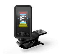 D'Addario Eclipse Headstock Tuner - Clip-On Chromatic Instrument Tuner (Black)