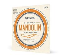 D'Addario EFW74 11-36 Medium Flatwound Mandolin Strings - Phosphor Bronze