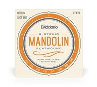 D'Addario EFW74 Flatwound Stainless Steel Medium 11-36 Mandolin Strings