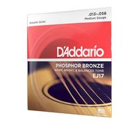 D'Addario - EJ17 Phosphor Bronze Acoustic Guitar Strings, Medium, 13-56