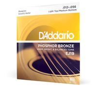 DAddario EJ19 Phosphor Bronze Acoustic Bluegrass 12-56
