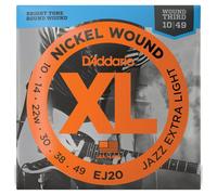 DAddario EJ20 Nickel Jazz Extra Light 10-49