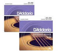 D'Addario EJ26 Phosphor Bronze 11-52 Acoustic Guitar Strings X2 SETS