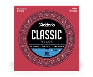 DAddario EJ27H Classic Nylon Silverplated Wound Guitar Strings