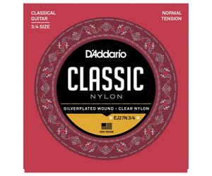 DAddario EJ27N 3/4 Student Nylon Fractional Normal Tension