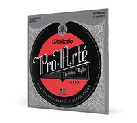 D'Addario Guitar Strings - Pro-Arte Classical Guitar Strings - EJ30 Nylon Guitar Strings - Silver Plated Wrap, Nylon Core, Rectified Nylon Trebles - Normal Tension
