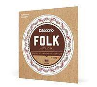 DAddario EJ32 Folk Nylon Classical Guitar Strings with Ball End