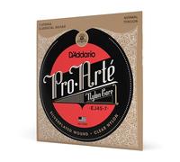 D'Addario EJ45-7 Pro-Arte Nylon 7 String Classical Guitar Strings, Normal Tension - Nylon Core Basses, Laser Selected Trebles - Offers Balance of Volume and Comfortable Resistance - 1 Set