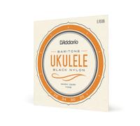D'Addario Baritone Ukulele Strings EJ53B Pro-Arte Rectified – Black Nylon, 4-String Set, Pack of 1