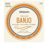 DAddario EJ63 4 String Tenor Banjo Strings Nickel 9-30