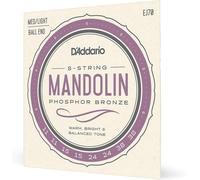 D'Addario EJ70 Phosphor Bronze Medium Light (.011-.038) Ball End Mandolin Strin