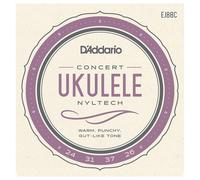 D'Addario Ukulele Strings EJ88C Nyltech - 4-String Set for Concert Ukulele