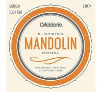 D'Addario Mandolin Strings EJM74 Monel – Medium (11-40)