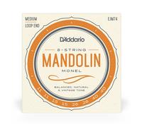 D'Addario Mandolin Strings EJM74 Monel – Medium (11-40)
