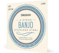 D'Addario EJS60 Stainless Steel 9-20 Light 5-String Banjo Strings