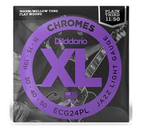 D'ADDARIO ELECTRIC GUITAR STRINGS ECG24PL XL CHROMES W.PLAIN 3RD FLATWOUND 11-50