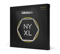Daddario Electric Guitar Strings, Nyxl Nickel Plated, Nyxl 0946-3 P, Super Light Top / Regular Bottom Gauge 09-46, 6-String Set