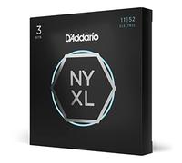 D'Addario Guitar Strings - NYXL Electric Guitar Strings - NYXL1152-3P - Unrivaled Strength, Tuning Stability, Enhanced Mid-Range - For 6 String Guitars - 11-52 Medium Top/Heavy Bottom, 3-Pack