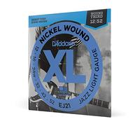 D'Addario EJ21 Jazz Nickel Wound 12-52 Electric Guitar Strings, Light