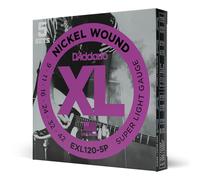D'Addario Electric Guitar Strings, XL Nickel, EXL120-5P, Super Light Gauge 09-42, 6-String Set, Pack of 5
