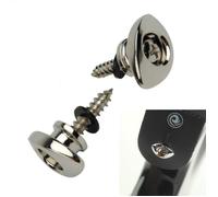 Daddario Elliptical End Pins / Strap Lock set, Nickel, PWEEP202
