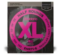 D'Addario ENR71-6 Half Round Pure Nickel 30-130 6-String Bass Strings Long Scale