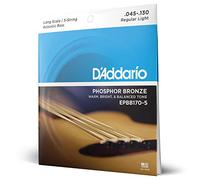 D'Addario 5-String Acoustic Bass Strings EPBB170-5 Phosphor Bronze Regular Light (.045-.130)