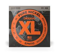 D'Addario EPN110 XL Pure Nickel Regular Light 10-45 Electric Guitar Strings