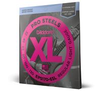 D'Addario EPS170-6SL 6-String ProSteels Bass Guitar Strings, Light, 30-130, Supe