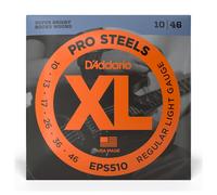 D'Addario Pro Steels Stainless Steel 10-46 Electric Guitar Strings, Regular