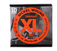 DAddario EXL110 Electric Guitar Strings 10-46 10 Pack