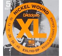 2 x D'Addario EXL110 Electric Guitar Strings 10-13-17-26-36-46