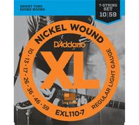 DAddario EXL110-7 7-String Electric Guitar String Set Regular Light